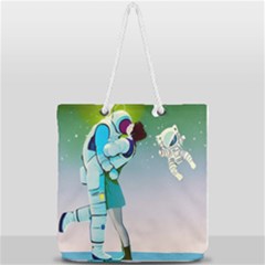 Full Print Rope Handle Tote (Large) 