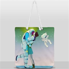 Full Print Rope Handle Tote (Large) 