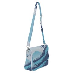 Shoulder Bag with Back Zipper 