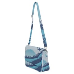 Shoulder Bag with Back Zipper 