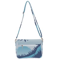 Shoulder Bag with Back Zipper 