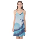 Swan Flying Bird Wings Waves Grass Camis Nightgown 