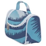 Swan Flying Bird Wings Waves Grass Satchel Handbag