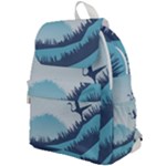 Swan Flying Bird Wings Waves Grass Top Flap Backpack