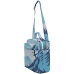 Swan Flying Bird Wings Waves Grass Crossbody Day Bag