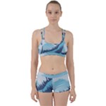 Swan Flying Bird Wings Waves Grass Perfect Fit Gym Set
