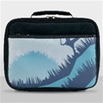 Swan Flying Bird Wings Waves Grass Lunch Bag