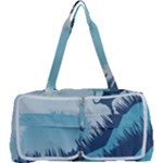 Swan Flying Bird Wings Waves Grass Multi Function Bag