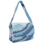 Swan Flying Bird Wings Waves Grass Courier Bag
