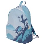 Swan Flying Bird Wings Waves Grass The Plain Backpack
