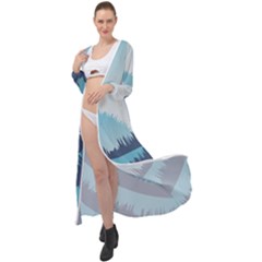 Maxi Chiffon Beach Wrap 