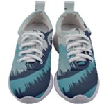 Swan Flying Bird Wings Waves Grass Kids Athletic Shoes