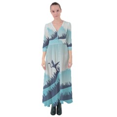 Button Up Maxi Dress 