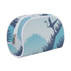 Swan Flying Bird Wings Waves Grass Make Up Case (Small) from ArtsNow.com