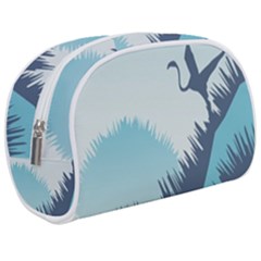 Swan Flying Bird Wings Waves Grass Make Up Case (Medium) from ArtsNow.com