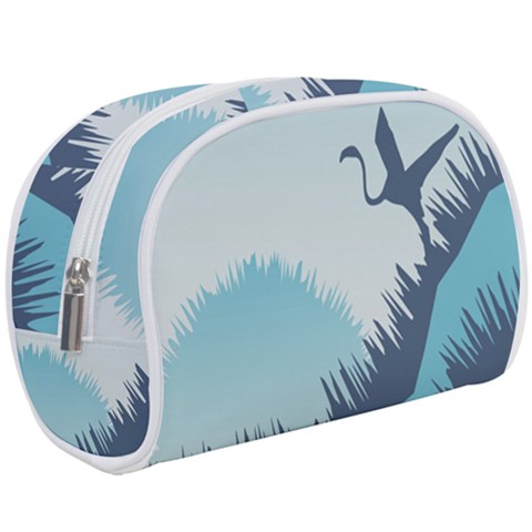 Swan Flying Bird Wings Waves Grass Make Up Case (Large) from ArtsNow.com