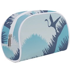 Swan Flying Bird Wings Waves Grass Make Up Case (Large) from ArtsNow.com