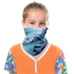 Swan Flying Bird Wings Waves Grass Face Covering Bandana (Kids)