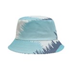 Swan Flying Bird Wings Waves Grass Bucket Hat