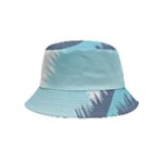 Swan Flying Bird Wings Waves Grass Inside Out Bucket Hat (Kids)
