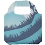 Swan Flying Bird Wings Waves Grass Foldable Grocery Recycle Bag