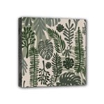 Plants Leaves Boho Botany Foliage Mini Canvas 4  x 4  (Stretched)