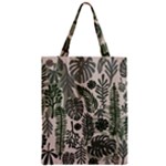 Plants Leaves Boho Botany Foliage Zipper Classic Tote Bag