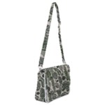 Plants Leaves Boho Botany Foliage Shoulder Bag with Back Zipper