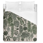 Plants Leaves Boho Botany Foliage Duvet Cover (Queen Size)