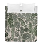 Plants Leaves Boho Botany Foliage Duvet Cover Double Side (Full/ Double Size)