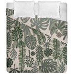 Plants Leaves Boho Botany Foliage Duvet Cover Double Side (California King Size)