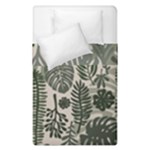 Plants Leaves Boho Botany Foliage Duvet Cover Double Side (Single Size)