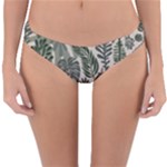 Plants Leaves Boho Botany Foliage Reversible Hipster Bikini Bottoms
