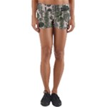 Plants Leaves Boho Botany Foliage Yoga Shorts