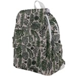 Plants Leaves Boho Botany Foliage Top Flap Backpack