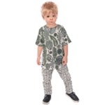 Plants Leaves Boho Botany Foliage Kids  Raglan T-Shirt