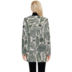 Button Up Hooded Coat  