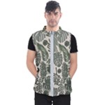 Plants Leaves Boho Botany Foliage Men s Puffer Vest