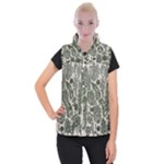 Plants Leaves Boho Botany Foliage Women s Button Up Vest