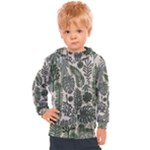 Plants Leaves Boho Botany Foliage Kids  Hooded Pullover