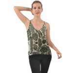 Plants Leaves Boho Botany Foliage Chiffon Cami