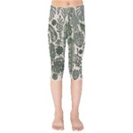 Plants Leaves Boho Botany Foliage Kids  Capri Leggings 