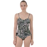 Plants Leaves Boho Botany Foliage Sweetheart Tankini Set