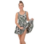 Plants Leaves Boho Botany Foliage Inside Out Casual Dress