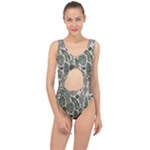 Plants Leaves Boho Botany Foliage Center Cut Out Swimsuit