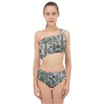 Plants Leaves Boho Botany Foliage Spliced Up Two Piece Swimsuit