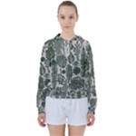 Plants Leaves Boho Botany Foliage Women s Tie Up Sweat