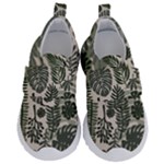 Plants Leaves Boho Botany Foliage Kids  Velcro No Lace Shoes