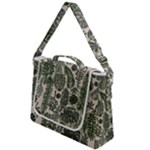 Plants Leaves Boho Botany Foliage Box Up Messenger Bag