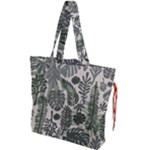 Plants Leaves Boho Botany Foliage Drawstring Tote Bag